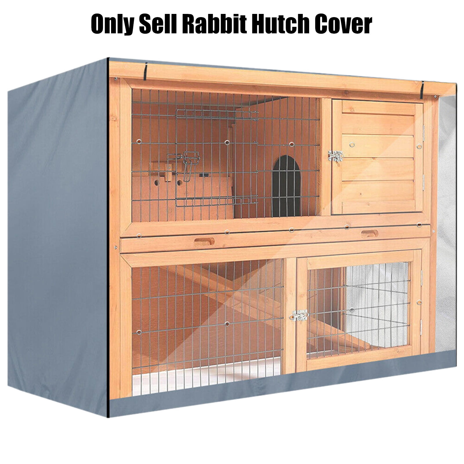 HeroNeo Bunny Rabbit Hutch Cover Outdoor Waterproof Small Pet Crate ...