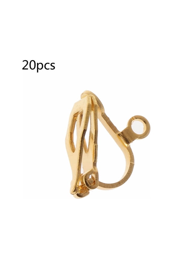 Clip-on Earring Converter with Easy Open Loop for Hypoallergenic Earring Clip