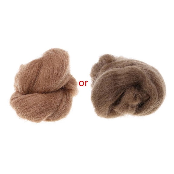 HeroNeo Fashion Wool Corriedale Needlefelting Top Roving Dyed Spinning Wet Felting Fiber