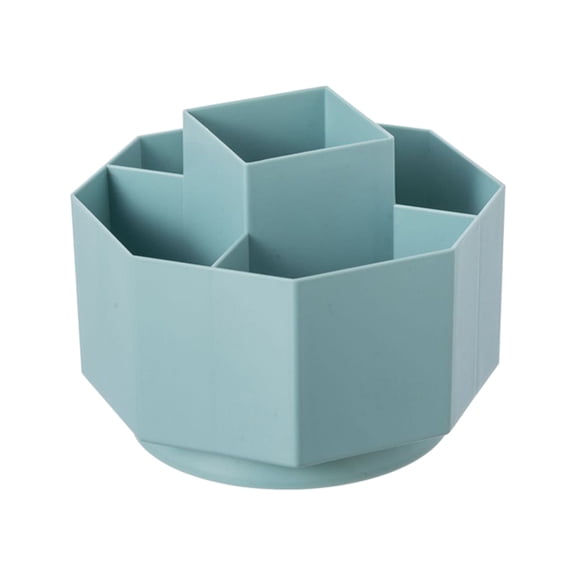 HeroNeo Multi-purpose 360 Rotatable Pen Holder for Case 5 Separate Compartment In Different Height Desk Stationery Organizer Hol