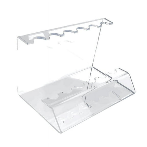HeroNeo Multi-purpose Clear Acrylic Pen Holder 12-Slot Feather Pen Display Stands