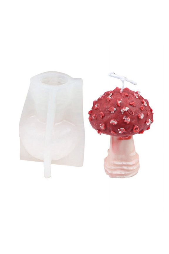 Mushroom Candle UV Crystal Epoxy Resin Mold Aromatherapy Plaster Silicone Mould DIY Crafts Wax Soaps Mold