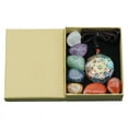 thumbnail image 1 of HeroNeo Natural 7 Chakra Gemstones Pendant Necklaces Healing Stones Kit Jewelry for Yoga, 1 of 12