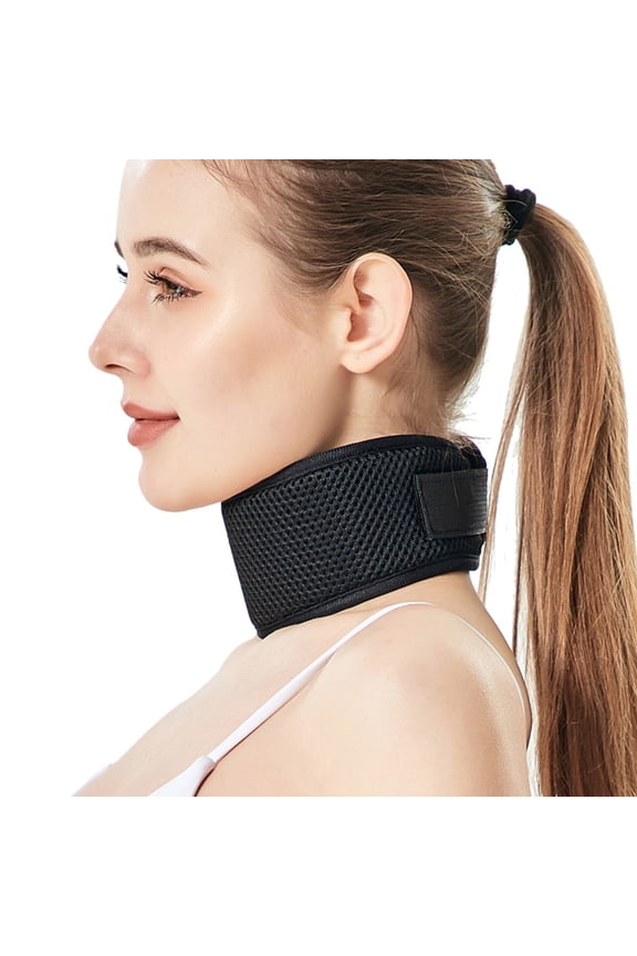 Neck Support Brace Strap for Neck Pain Relief Relaxer, Neck Wrap, Adjustable Cervical Collar for Arthritis, Headaches