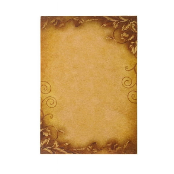 HeroNeo Pack of 8 Antique Stationary Paper A5 Kraft Letter Paper for Invitations Letters