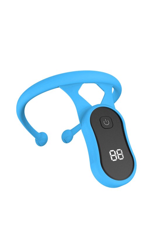Smart Electric Posture Corrector Device USB Rechargeable Hanging Neck Back Straightener LCD Vibration Reminder Sensor