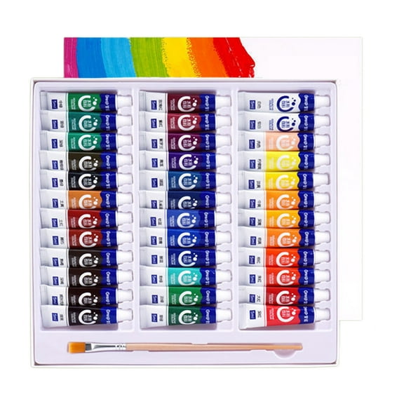 HeroNeo Watercolor Paint Set in Tubes Art Academy Gouache Pigment Kit 12/18/24/36 Colors