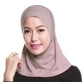 thumbnail image 1 of HeroNeo Womens Muslim Cotton Mini Hijab Head Scarf Solid Color Full Cover Inner Cap Isla, 1 of 19