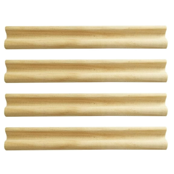 HeroNeo Wooden Domino Trays Set of 4,Wood Domino Racks, Domino Holders for Domino