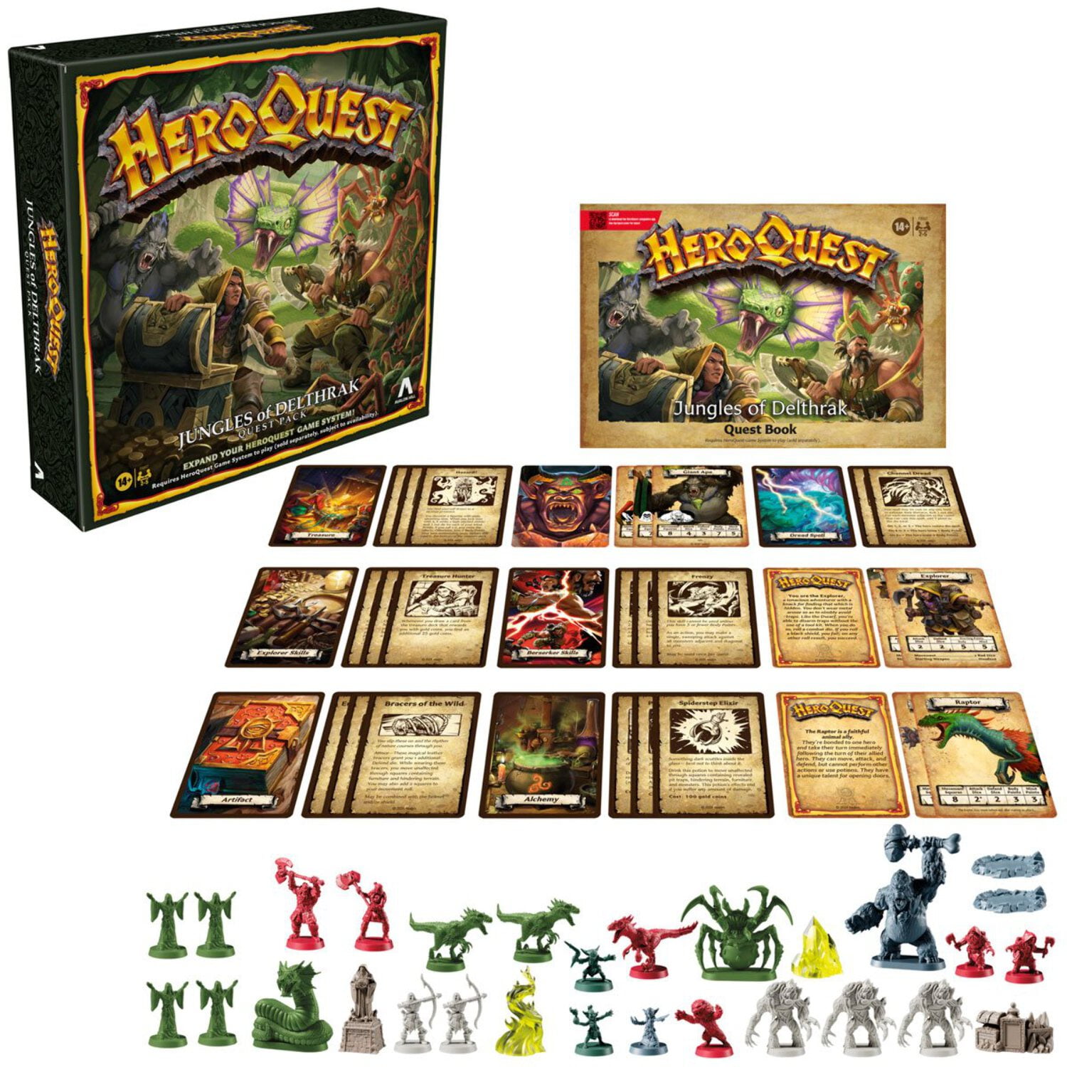 HeroQuest Jungles of Delthrak Quest Pack Expansion - Walmart.com