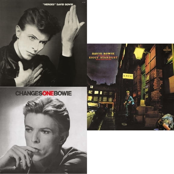 Heroes (2017 Remaster) & Changesonebowie (180G) & Rise & Fall Of Ziggy Stardust (2012 Remaster) [LP Vinyl Bundle]