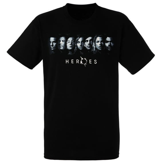 Heroes Are You on the List? Mens T-Shirt, Large