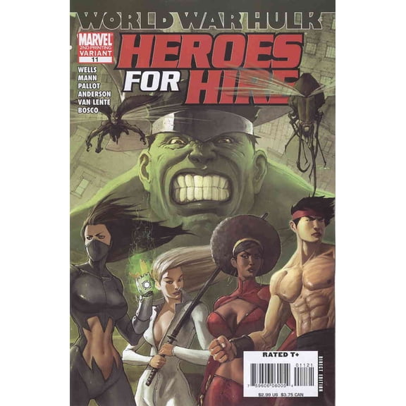 Heroes For Hire (Vol. 2) #11 (2nd) VF ; Marvel Comic Book