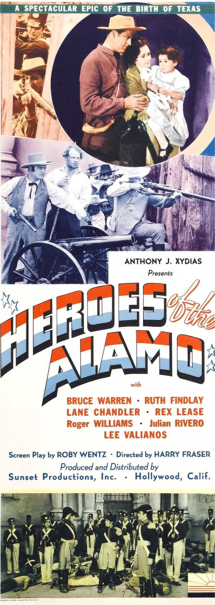 Heroes Of The Alamo Canvas Art - (11 x 17)
