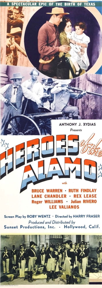 Heroes Of The Alamo Canvas Art - (24 x 36)
