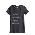 thumbnail image 1 of Heroes Visionaries Women's Fashion Relaxed T-Shirt Tee Charcoal Grey 2X-Large, 1 of 3