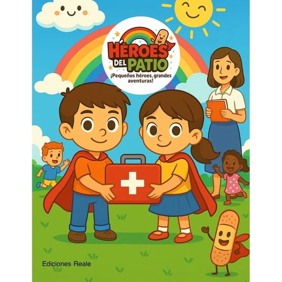 Heroes del Patio: Primeros Auxilios en la escuela: Cuento educativo para nios de 6 a 10 aos, (Paperback)