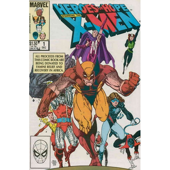 Heroes for Hope #1 VF ; Marvel Comic Book