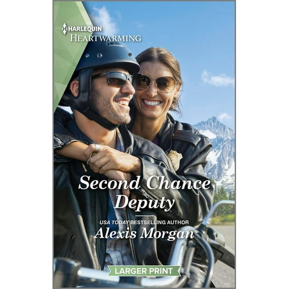Heroes of Dunbar Mountain: Second Chance Deputy: A Clean and Uplifting Romance (Paperback)(Large Print)
