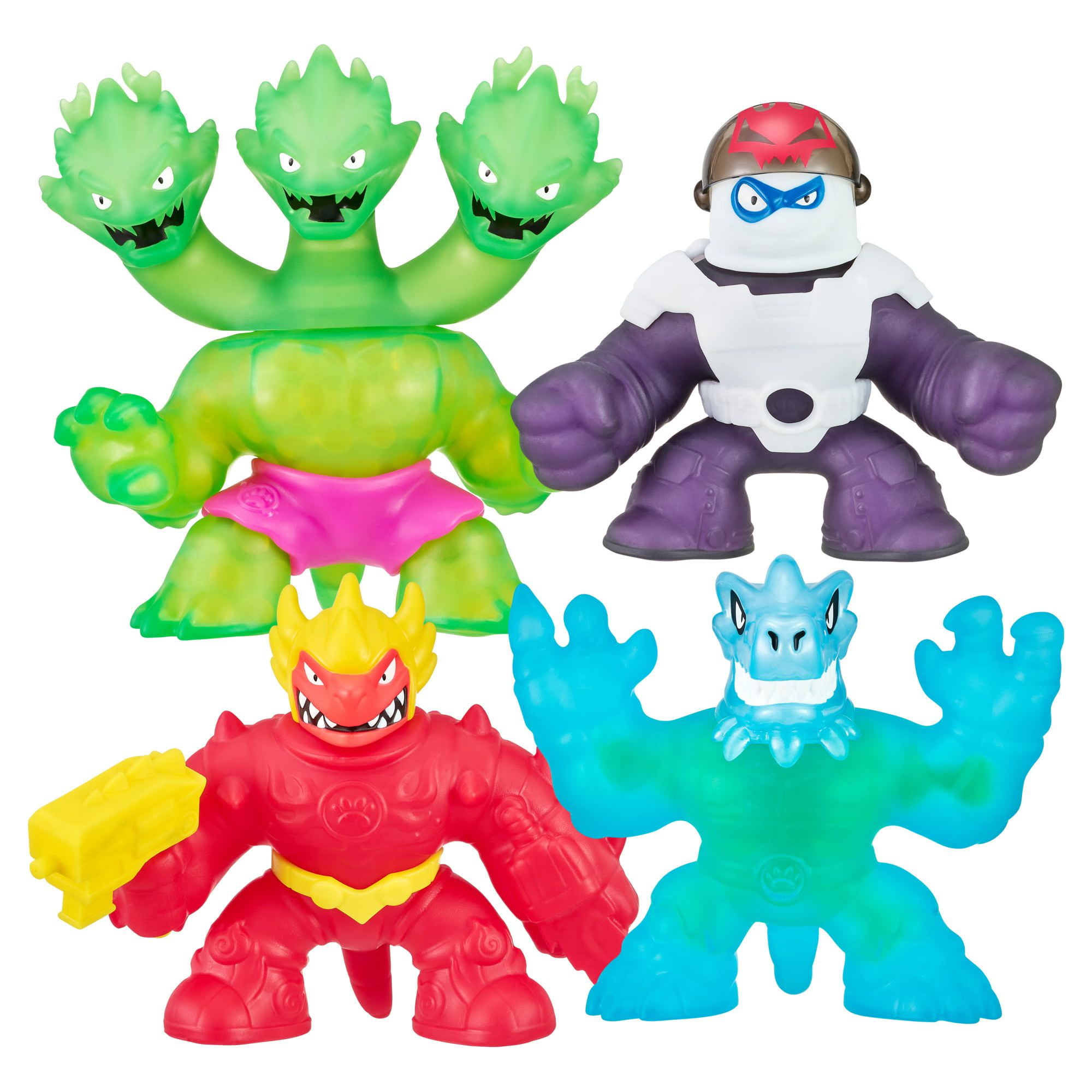 Heroes of Goo Jit Zu All Stars Pack with 4 Exclusive Stretchy