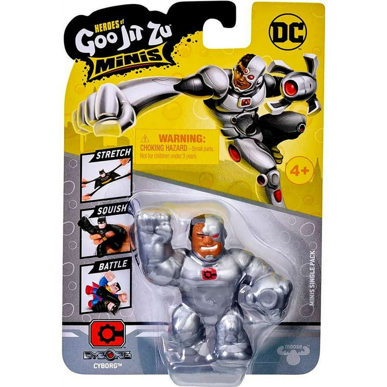 Boneco Elástico que Estica Cyborg - Goo Jit Zu DC - Shop Macrozao