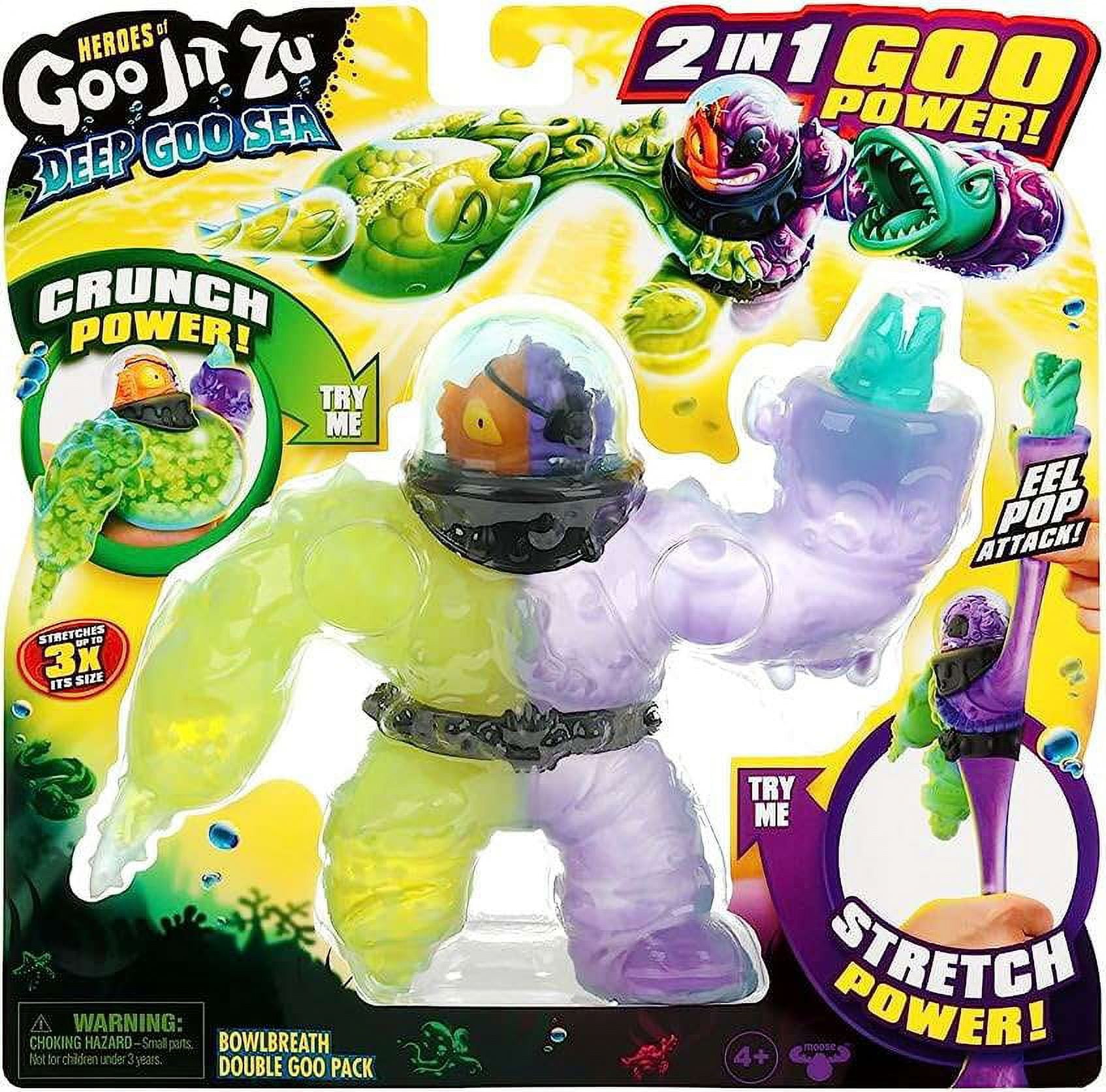 Heroes of Goo Jit Zu Deep Goo Sea Bowlbreath Action Figure (Double Goo