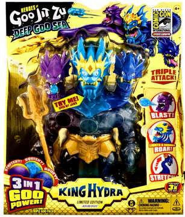 Heroes of Goo Jit Zu Deep Goo Sea King Hydra Action Figure (Triple