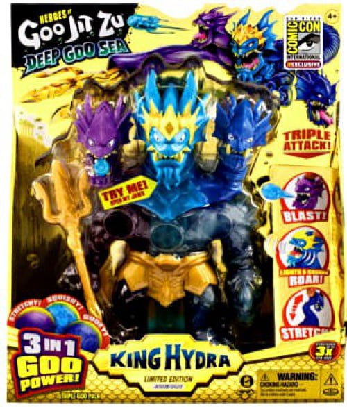 Heroes of Goo Jit Zu Deep Goo Sea King Hydra Action Figure (Triple