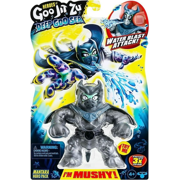 Heroes of Goo Jit Zu Deep Goo Sea Mantara Action Figure, Ages 4+