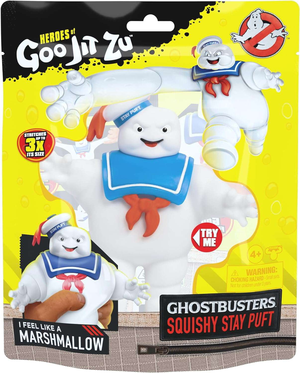 Heroes of Goo Jit Zu Ghostbusters Stay Puft Marshmallow Man Toy Action