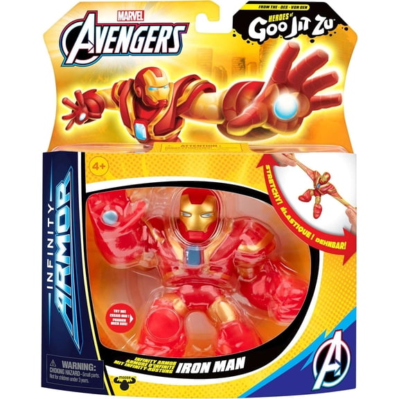 Heroes of Goo Jit Zu Infinity Armor Iron Man Action Figure