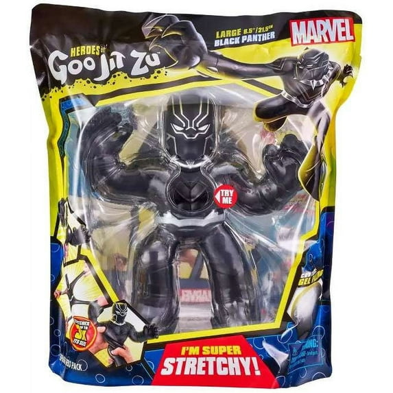 Heroes of Goo Jit Zu Marvel Black Panther Action Figure (Large)
