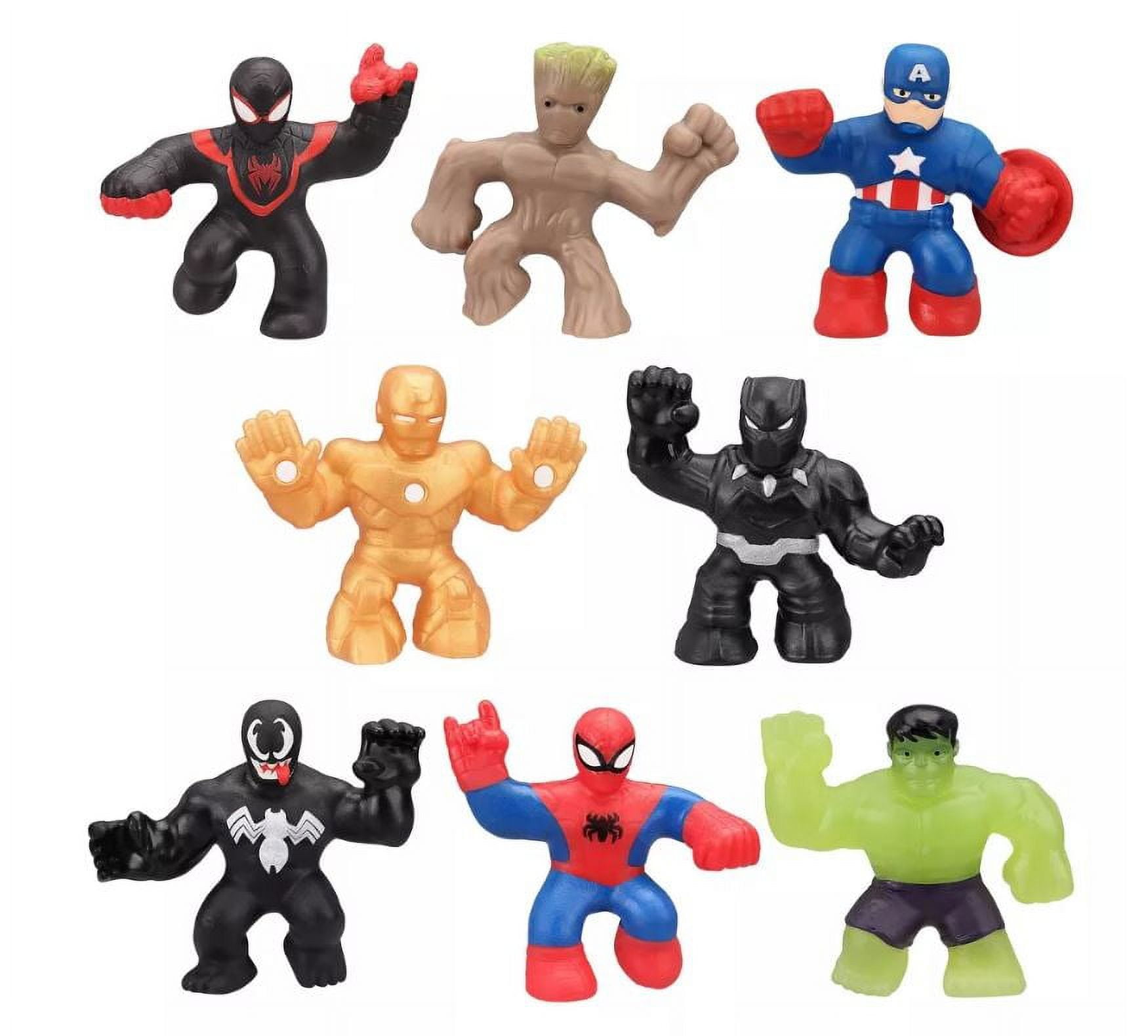 Heroes of Goo Jit Zu Marvel Minis 2.5-inch Mega 8 Pack, Stretchy