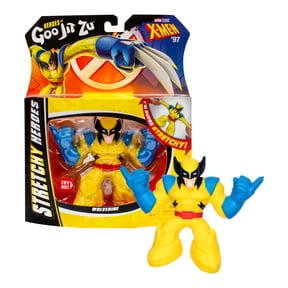 Heroes of Goo Jit Zu Marvel Studios X-Men '97 Wolverine Stretchy Action Figure, Ages 4+