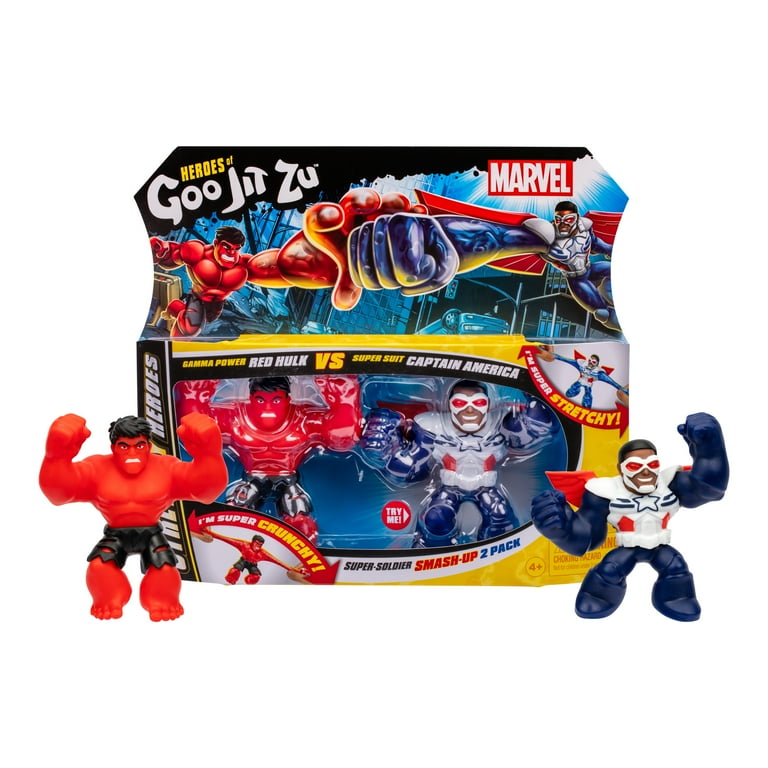 Heroes of Goo Jit Zu Marvel Verse Collider Pack, Red Hulk Versus