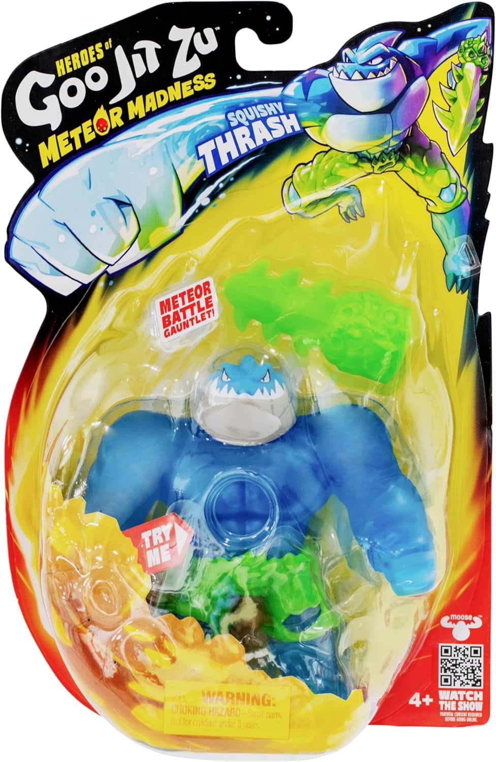 Heroes of Goo Jit Zu Meteor Madness Squishy Thrash Action Figure ...