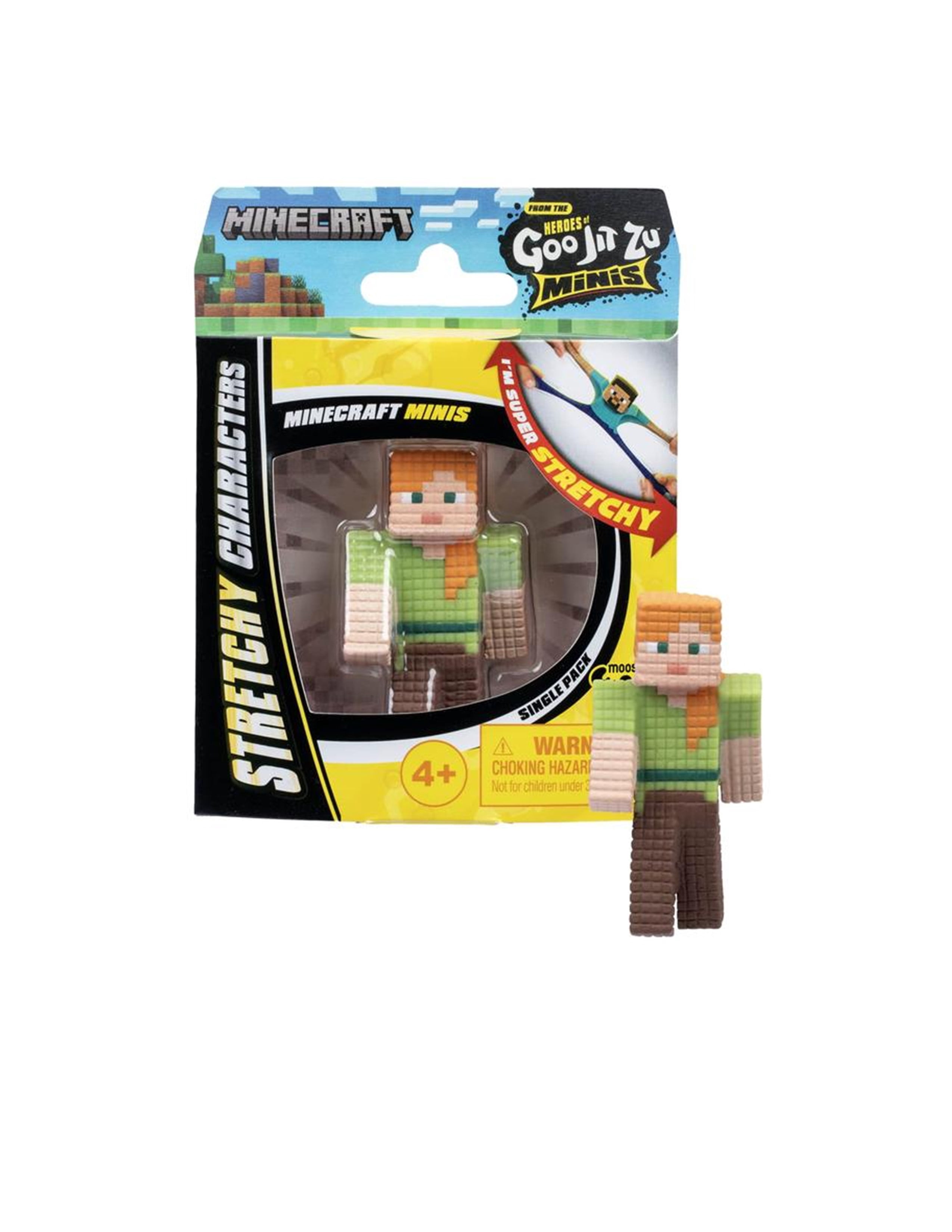 Heroes of Goo Jit Zu™ Minecraft Minis Figures – Squishy, Stretchy
