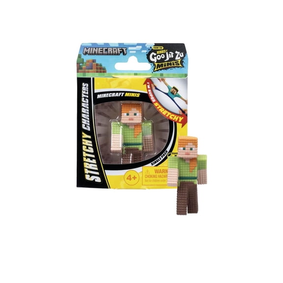 Heroes of Goo Jit Zu Minecraft Minis Figures Squishy, Stretchy Mini Figure Mash-Up! One Per Orden Radom Ages 3+