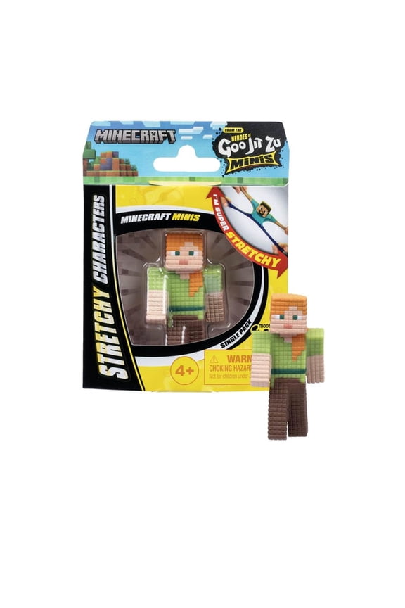 Heroes of Goo Jit Zu Minecraft Minis Figures Squishy, Stretchy Mini Figure Mash-Up! One Per Orden Radom Ages 3+