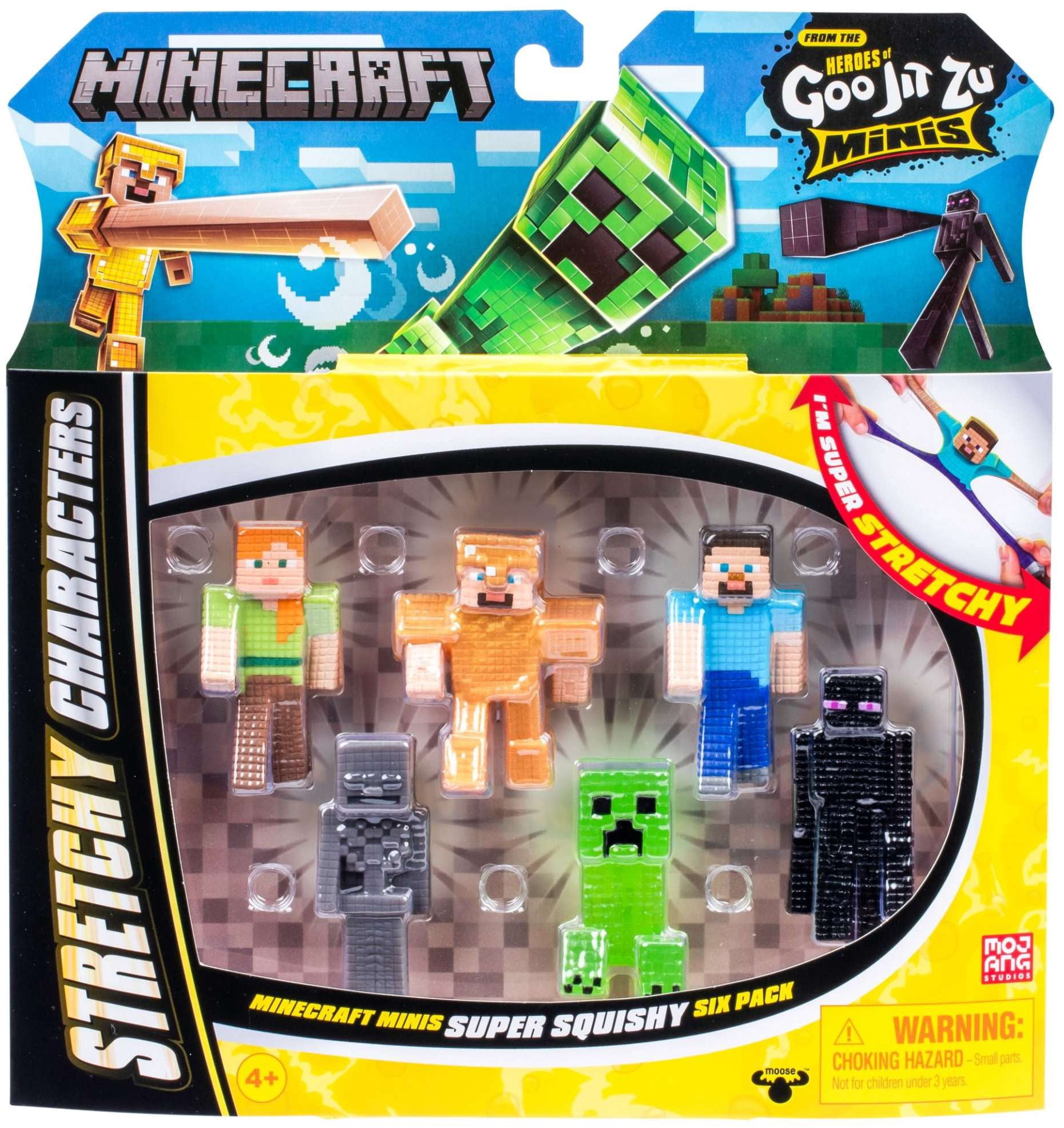Heroes of Goo Jit Zu Minecraft Steve, Gold Armor Steve, Alex