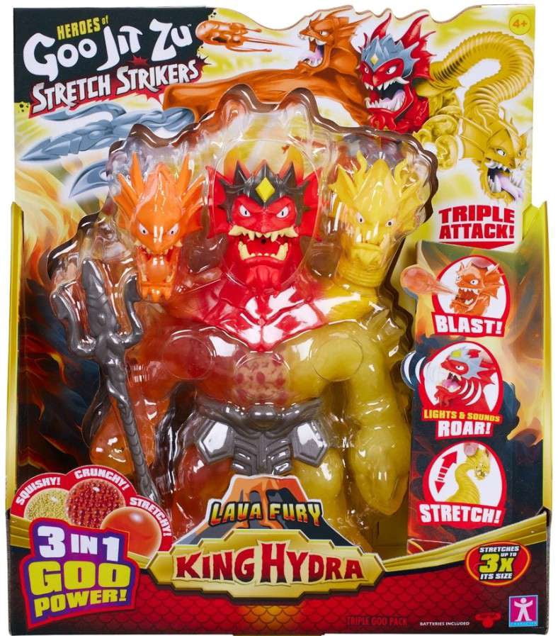 Heroes of Goo Jit Zu Stretch Strikers - Lava Fury King Hydra