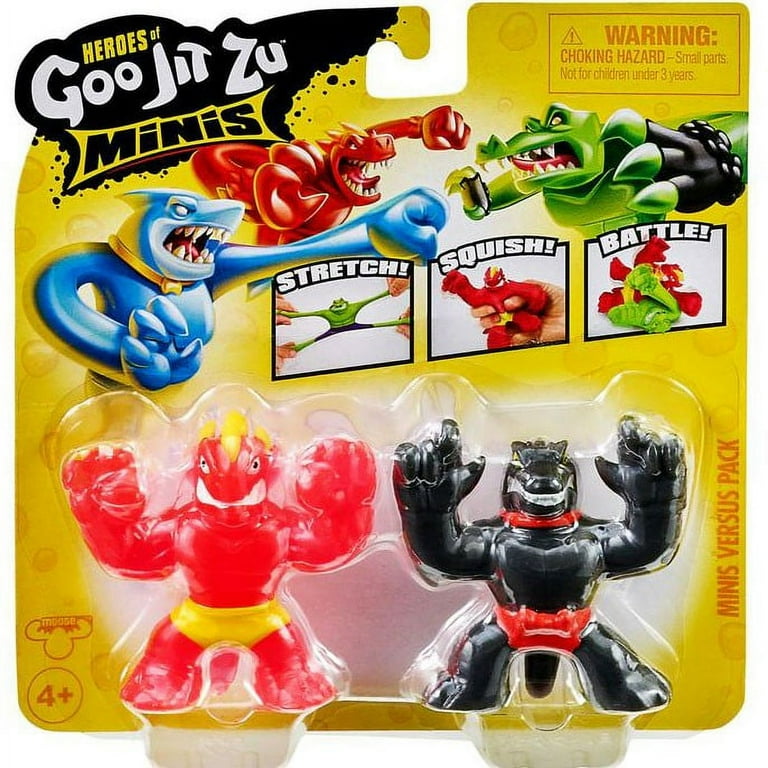 Heroes of Goo Jit Zu Wubber Warriors Blazagon & Shredz MINI Figure