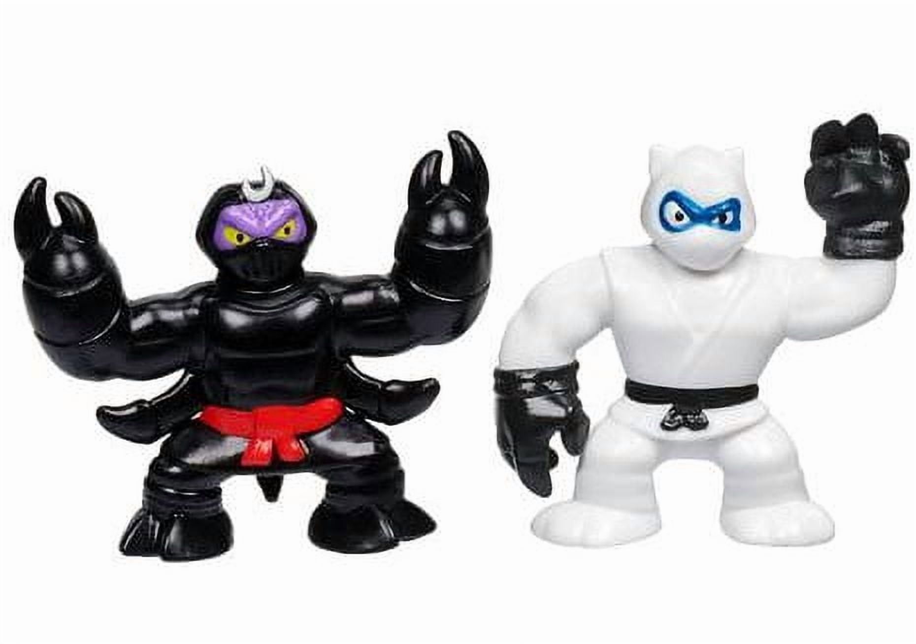 Mini Heroes of Goo Jit Zu Wubber Warriors Pantaro & Scorpius toys