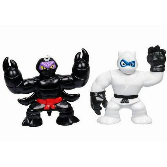Heroes of Goo Jit Zu Wubber Warriors Pantaro & Scorpius Mini Figure VS. 2-Pack