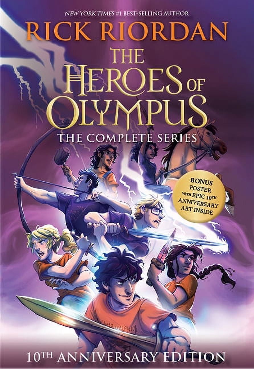 RICK RIORDAN Heroes of Olympus Heroes of Olympus Paperback Boxed Set, The-10th Anniversary Edition, (Paperback)