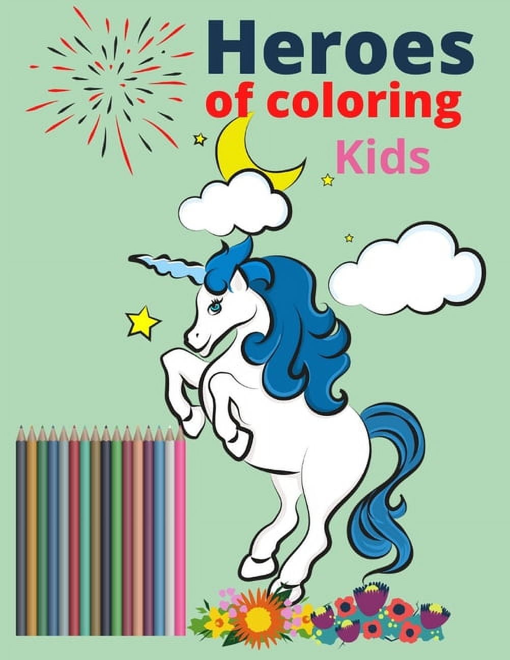 Unicorn Scissor Skills Activity Book For Kids Ages 3-5 - Large Print By  Coloring Book Happy (paperback) : Target
