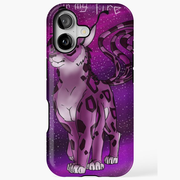 Heroes on Fire Bold Typography Graphic Illustration iPhone 17 through 11 Pro Max Tough Case