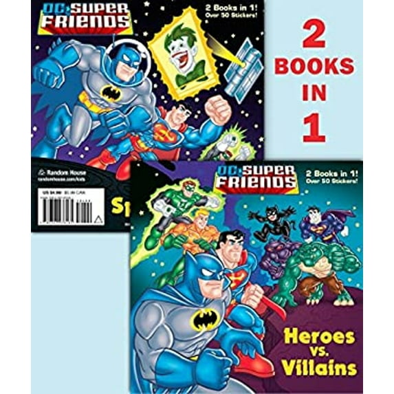 Pre-Owned Heroes vs. Villains/Space Chase! (DC Super Friends) (Paperback) 0307976165 9780307976161