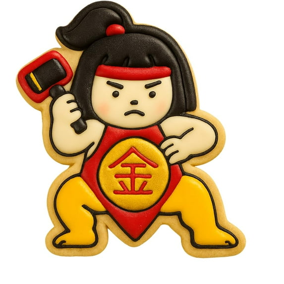Heroic Kintaro Figure Cookie Cutter - 4x3.6" Kids Party Kitchen Tool