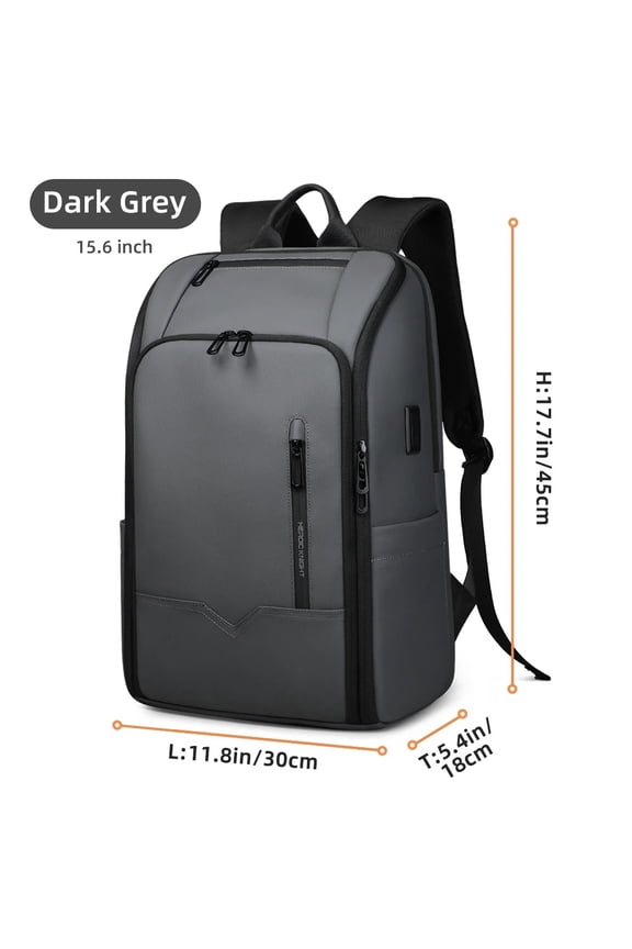 Heroic Knight Business Backpack For 15.6" Laptop Man Large Waterproof Travel Backpack Minimalist Office Commute Mochila With USB